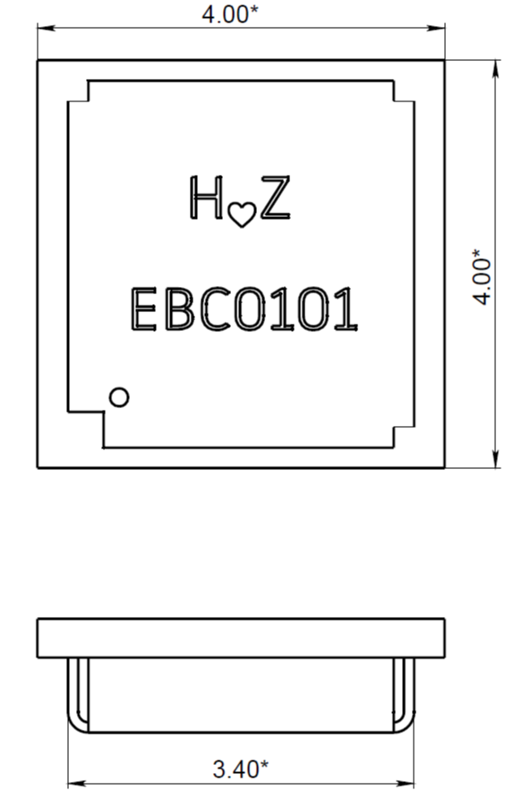 H.Z EBC01 drawing top